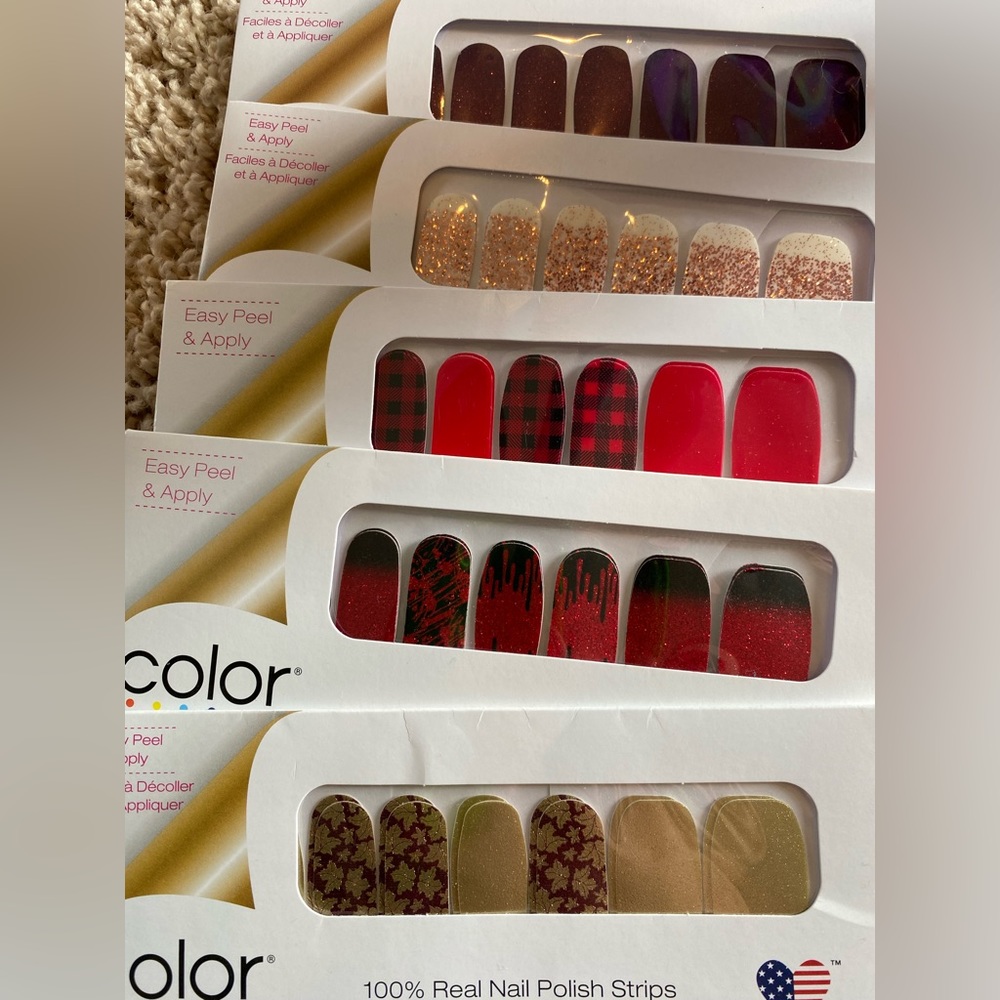 Set of 5 Color Street Real Nail Polish Strips
